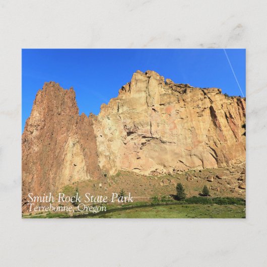 オレゴン州スミスロック州パーク ポストカード (正面)