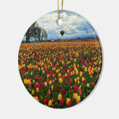 オレゴン州チューリップファーム セラミックオーナメント (左)