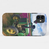 オレゴン州チューリップフィールドのグリーントラクター Case-Mate iPhoneケース (裏面(横))