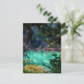 オレゴン州デビルスレイクのアートワーク ポストカード (スタンド正面)