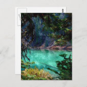 オレゴン州デビルスレイクのアートワーク ポストカード (正面/裏面)