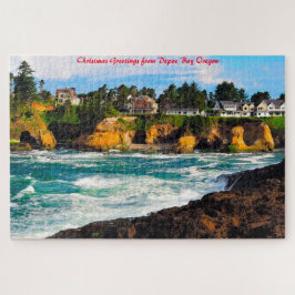 オレゴン州デポー・ベイ。クリスマスの挨拶 ジグソーパズル