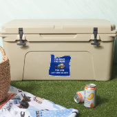 オレゴン州トルーパービーバードンドリンクとドライブしない シール (クーラー)