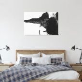 オレゴン州ニューポートの公爵夫人の岩 キャンバスプリント (インサイチュ (寝室))