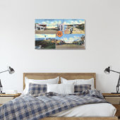 オレゴン州ニューポート – Yaquina Light house, Main キャンバスプリント (インサイチュ (寝室))