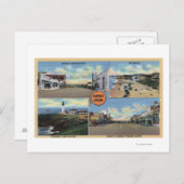 オレゴン州ニューポート – Yaquina Light house, Main ポストカード (正面/裏面)