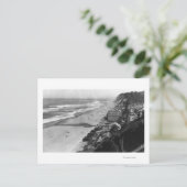 オレゴン州ネルスコットビーチシーンウォーターフロント ポストカード (スタンド正面)