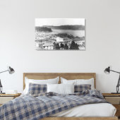 オレゴン州ノースベンドの写真 キャンバスプリント (インサイチュ (寝室))