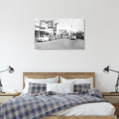 オレゴン州ハーマイストンのメイン通りビュー写真 キャンバスプリント (インサイチュ (寝室))