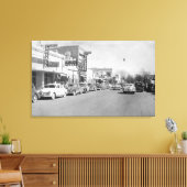 オレゴン州ハーマイストンのメイン通りビュー写真 キャンバスプリント (インサイチュ (リビング))