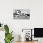 オレゴン州ハーマイストンのメイン通りビュー写真 ポスター (ホームオフィス)