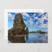 オレゴン州バンドンのバンドンビーチの海面架1 ポストカード (正面/裏面)