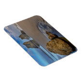 オレゴン州バンドンのバンドンビーチの海面架2 マグネット (右側)