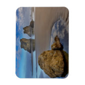 オレゴン州バンドンのバンドンビーチの海面架2 マグネット (縦)