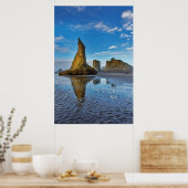 オレゴン州バンドンのバンドンビーチの海面架3 ポスター (キッチン)