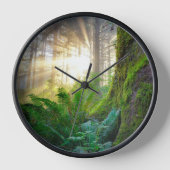 オレゴン州パシフィック・コースト・フォレスト 壁時計 (正面)
