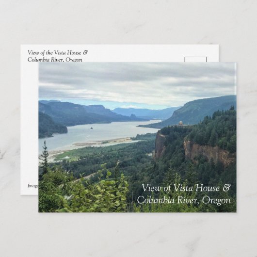 オレゴン州ビスタハウスの景色 ポストカード (正面/裏面)