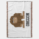 オレゴン州ビッグフット スローブランケット (正面縦)