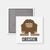 オレゴン州ビッグフット マグネット (正面/裏面)