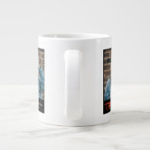 オレゴン州ビーバー |ビーバーヘッド ジャンボコーヒーマグカップ (裏面)