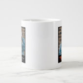 オレゴン州ビーバー |ビーバーヘッド ジャンボコーヒーマグカップ (正面)