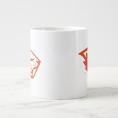 オレゴン州ビーバー |ビーバーヘッド ジャンボコーヒーマグカップ (正面)