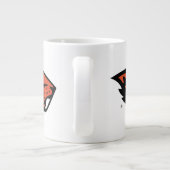 オレゴン州ビーバー |ビーバーヘッド ジャンボコーヒーマグカップ (裏面)