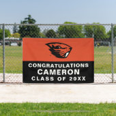 オレゴン州ビーバー |ビーバーヘッド 横断幕 (インサイチュ)