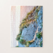 オレゴン州フィレンツェ砂丘のゴールデンアワーサンセット