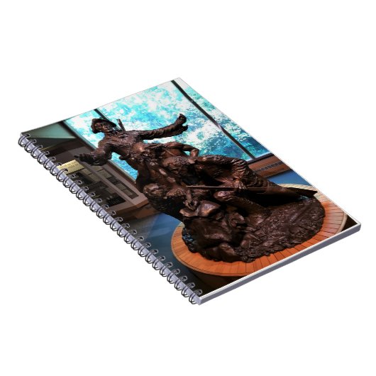 オレゴン州フォートクラトソップのルイス&クラーク像 ノートブック (右側)