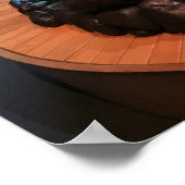 オレゴン州フォートクラトソップのルイス&クラーク像 ポスター (角)