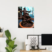 オレゴン州フォートクラトソップのルイス&クラーク像 ポスター (ホームオフィス)