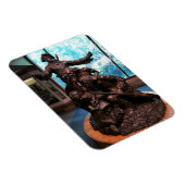 オレゴン州フォートクラトソップのルイス&クラーク像 マグネット (右側)