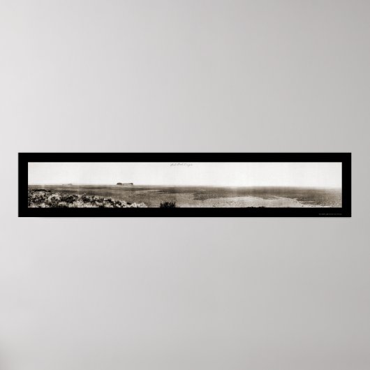 オレゴン州フォートロック写真1911 ポスター (正面)