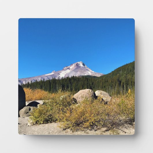 オレゴン州フッド山 フォトプラーク (正面)