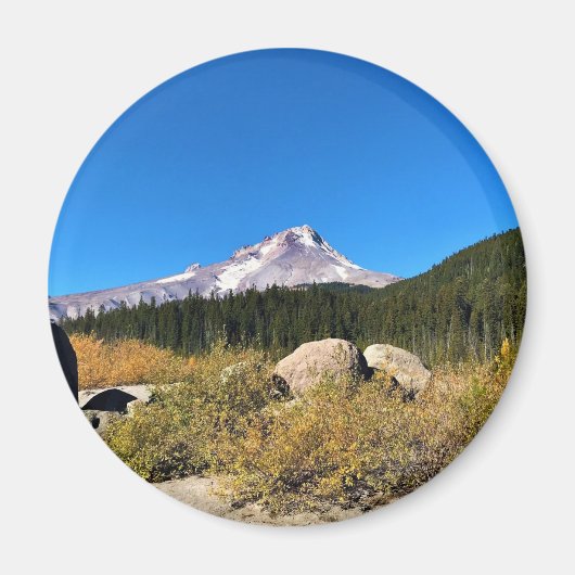 オレゴン州フッド山 マグネット (正面)