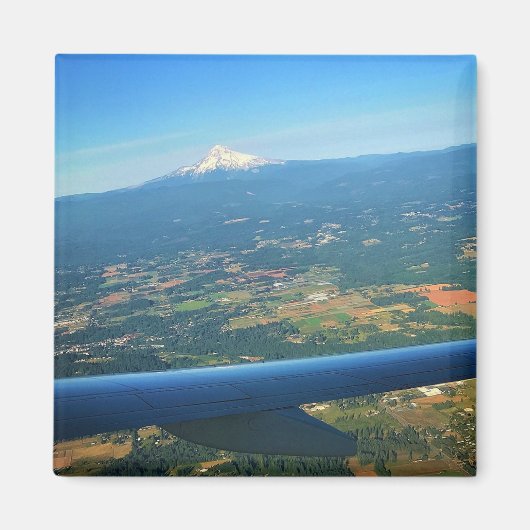 オレゴン州フッド山 マグネット (正面)