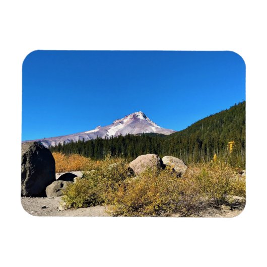 オレゴン州フッド山 マグネット (横)