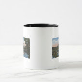 オレゴン州フッド山 – 山の景色を望失ったむ マグカップ (中央)