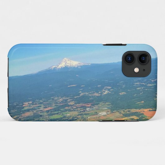 オレゴン州フッド山 Case-Mate iPhoneケース (裏面(横))