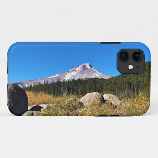オレゴン州フッド山 Case-Mate iPhoneケース (裏面(横))