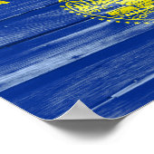 オレゴン州フラグ ポスター (角)