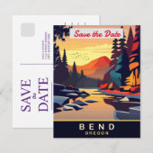 オレゴン州ベンド セーブザデート (正面/裏面)