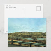 オレゴン州ベーカー郡蛇川 ポストカード (正面/裏面)