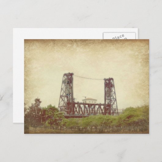 オレゴン州ポートランドにある鋼橋 ポストカード (正面/裏面)