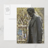 オレゴン州ポートランドのアブラハム・リンカーンの像 ポストカード (正面/裏面)