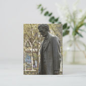 オレゴン州ポートランドのアブラハム・リンカーンの像 ポストカード (スタンド正面)