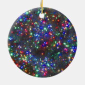 オレゴン州ポートランドのクリスマスライト セラミックオーナメント (裏面)