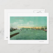 オレゴン州ポートランドのハーバーシーン2 ポストカード (正面/裏面)