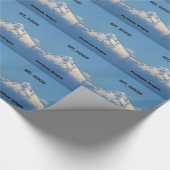 オレゴン州ポートランドのフード山 ラッピングペーパー (角)